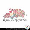 groovy-mom-est-2024-floral-elephant-png