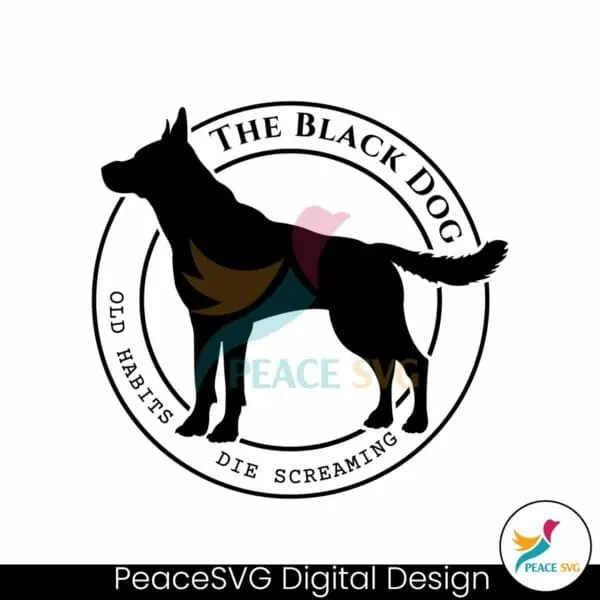 tortured-poets-department-the-black-dog-svg