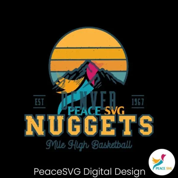 retro-denver-nuggets-mile-high-basketball-svg