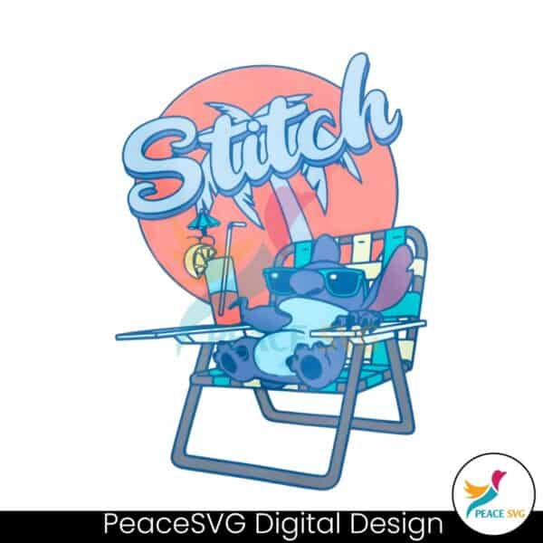 funny-stitch-beach-chair-disney-vacation-png