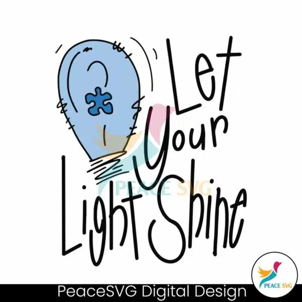 let-your-light-shine-blue-autism-svg