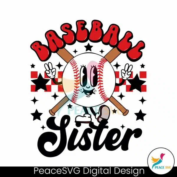 groovy-baseball-sister-checkered-svg