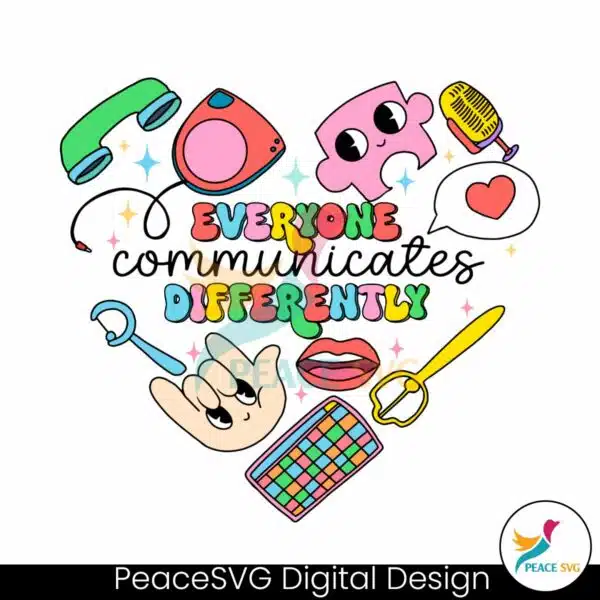 everyone-communicates-differently-doodles-svg