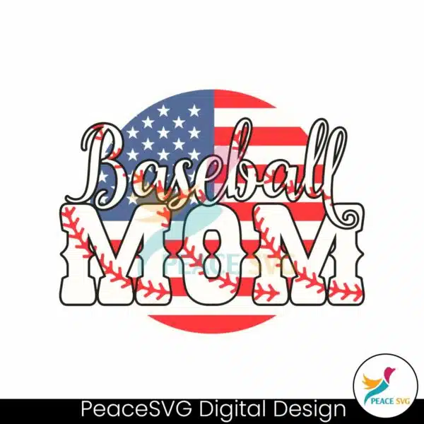 retro-baseball-mom-usa-flag-svg