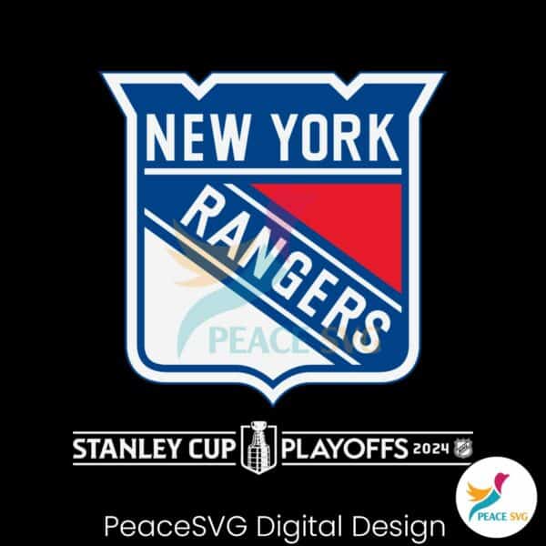 new-york-rangers-stanley-cup-playoffs-2024-svg