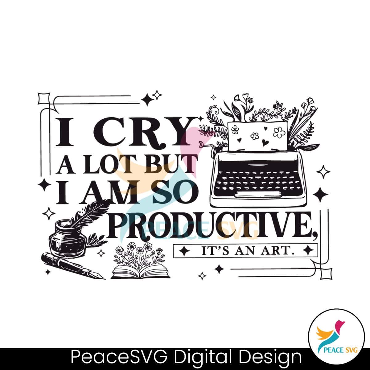i-cry-a-lot-but-i-am-so-productive-ttpd-album-svg