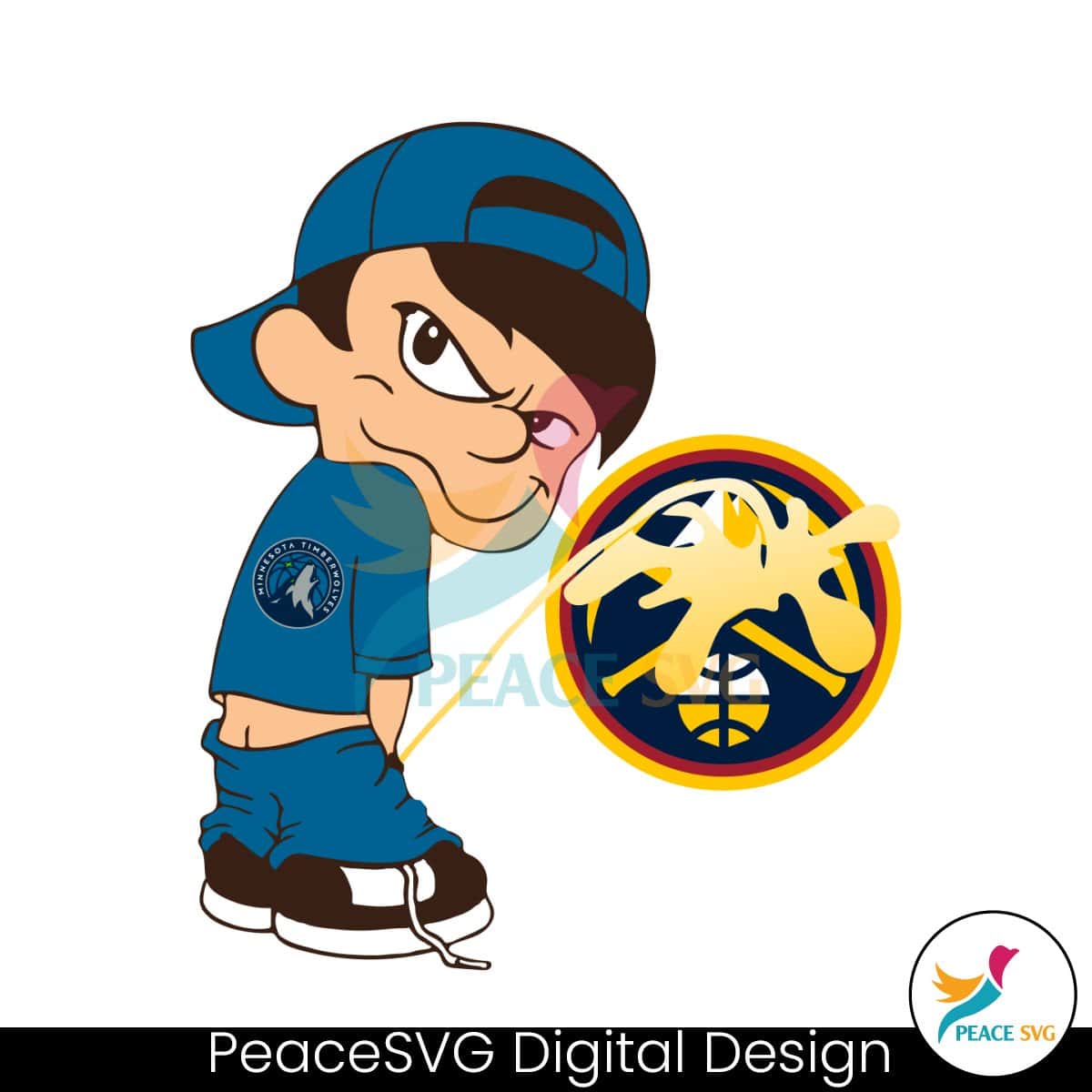 funny-boy-timberwolves-piss-on-denver-nuggets-svg