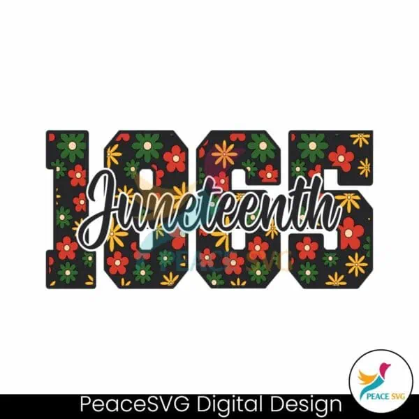 floral-juneteenth-1865-celebrate-freedom-svg