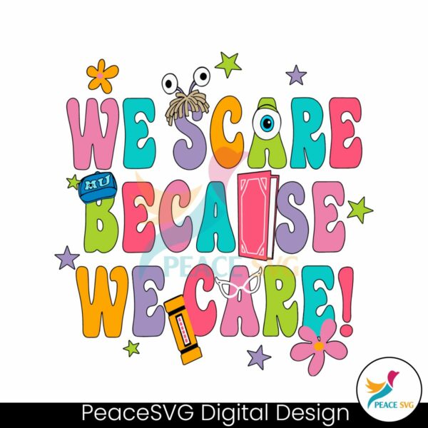 we-scare-because-we-care-monster-inc-svg