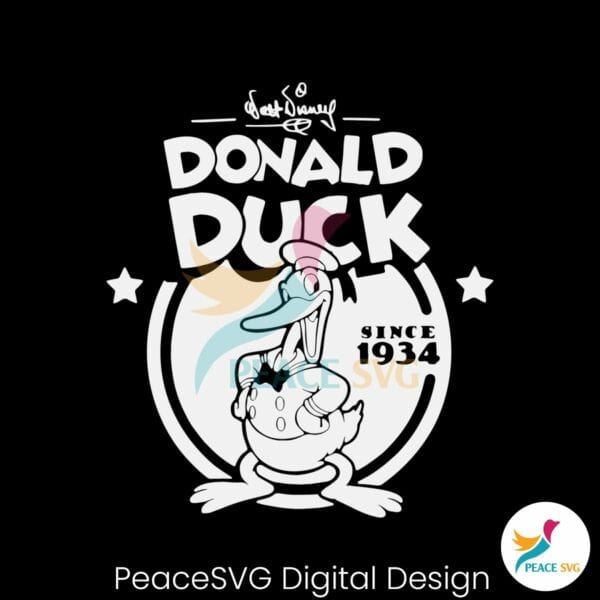walt-disney-donald-duck-90th-svg
