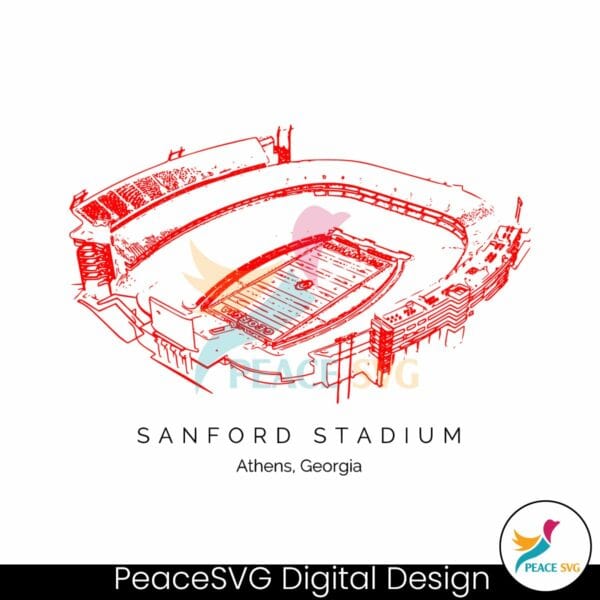 vintage-sanford-stadium-athens-georgia-svg
