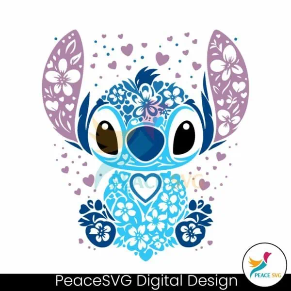 floral-stitch-disneyland-cartoon-svg