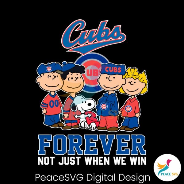 cubs-snoopy-friends-forever-not-just-when-we-win-svg