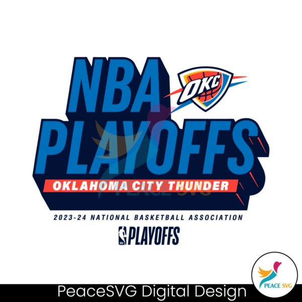 nba-playoffs-oklahoma-city-thunder-svg