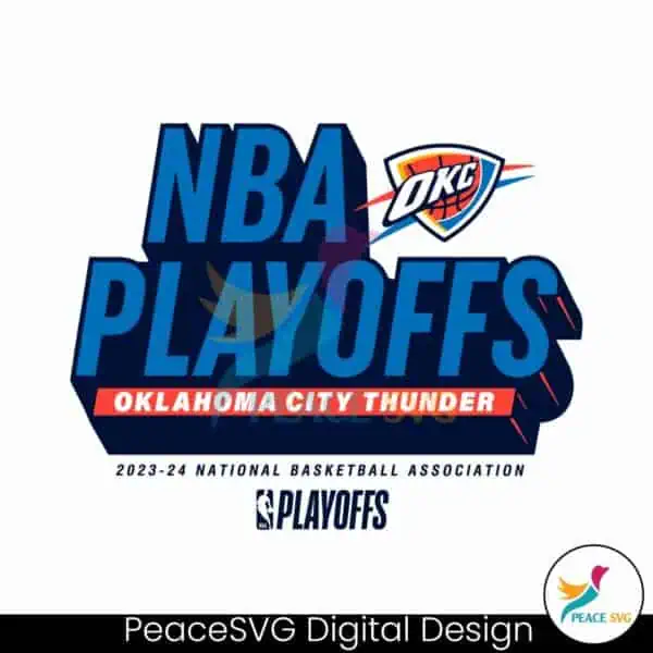 nba-playoffs-oklahoma-city-thunder-svg