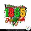 Retro 1865 Juneteenth Dalmatian Dots SVG Digital Download