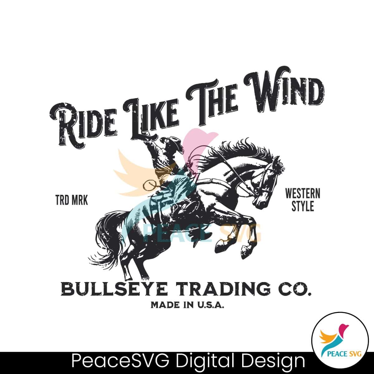 Ride Like The Wind Bullseye Trading Co SVG » PeaceSVG