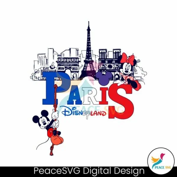 paris-disneyland-mickey-minnie-eiffel-tower-svg