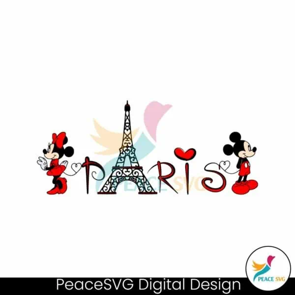 disneyland-paris-mickey-minnie-couple-svg