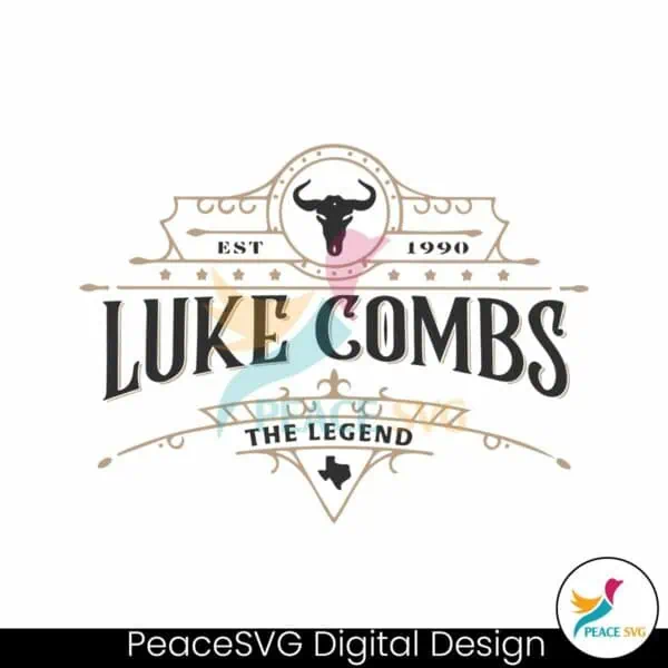 luke-combs-the-legend-est-1990-svg