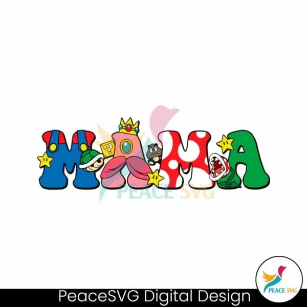 groovy-super-mario-mama-svg