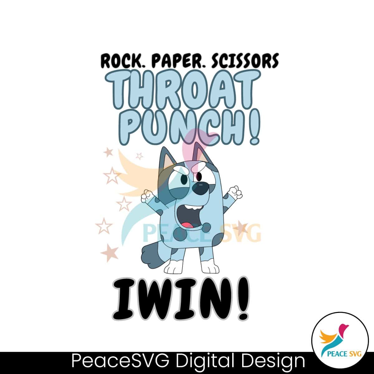 Muffin Rock Paper Scissors Throat Punch I Win SVG Files for Cricut ...