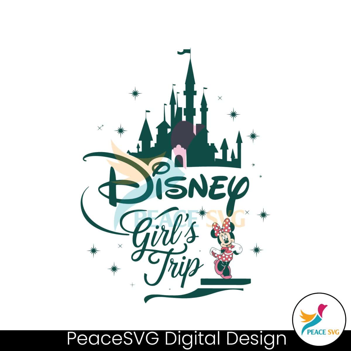 Disney Girls Trip Magic Kingdom Svg Peacesvg 