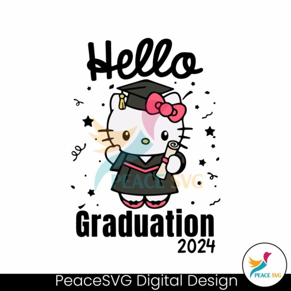 groovy-hello-graduation-2024-kitty-svg