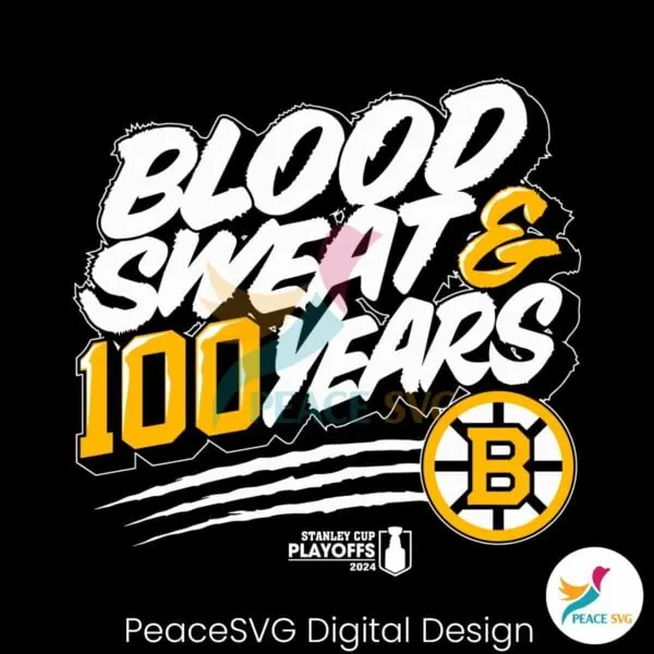 blood-sweet-and-100-years-bruins-stanley-cup-playoffs-svg