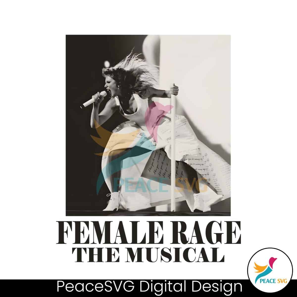 Female Rage The Musical Eras Tour PNG » PeaceSVG