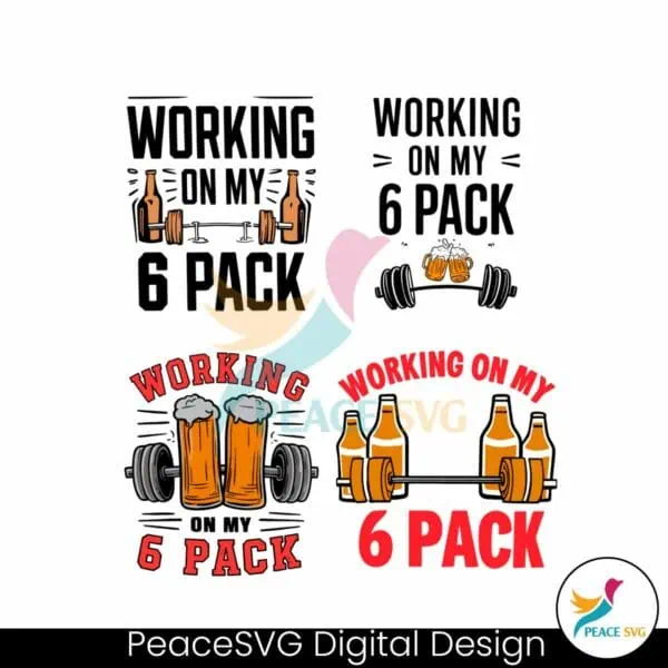 working-on-my-6-pack-svg-bundle