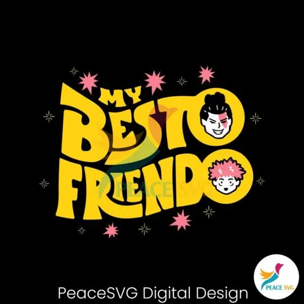 retro-my-besto-friendo-japanese-svg