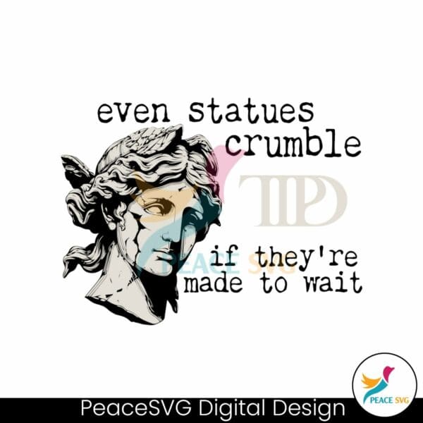 even-statues-crumble-ttpd-album-svg
