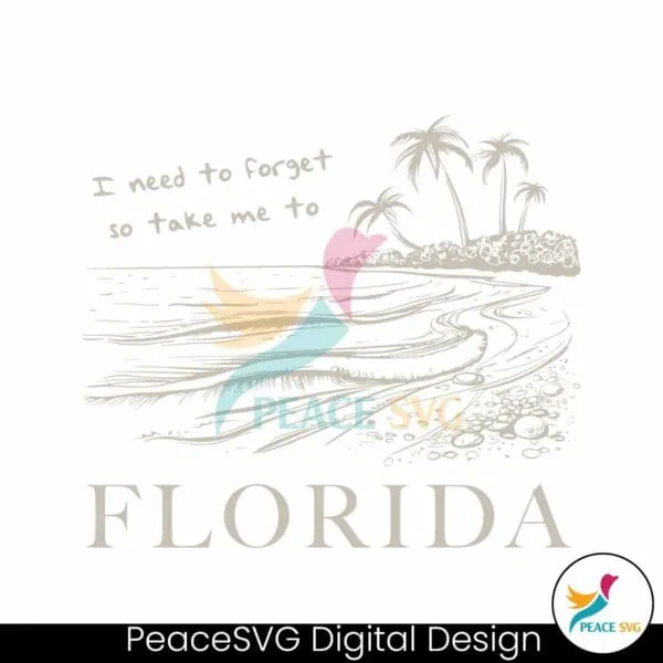 i-need-to-forget-so-take-me-to-florida-ttpd-svg