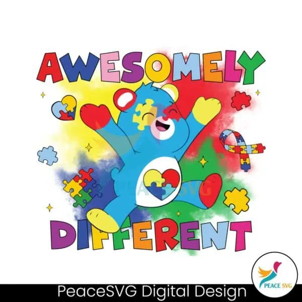 awesomely-different-cute-bear-autism-png