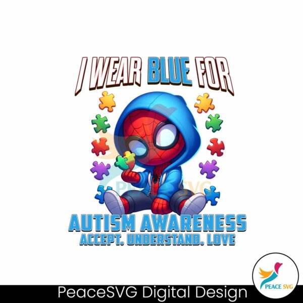 i-wear-blue-for-autism-awareness-spiderman-png