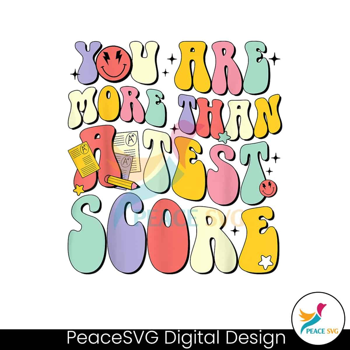 You Are More Than A Test Score PNG » PeaceSVG