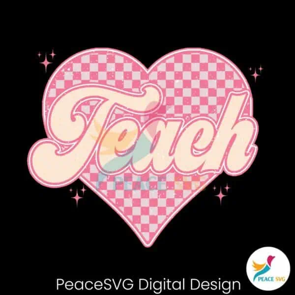 checkered-teach-heart-teacher-life-png