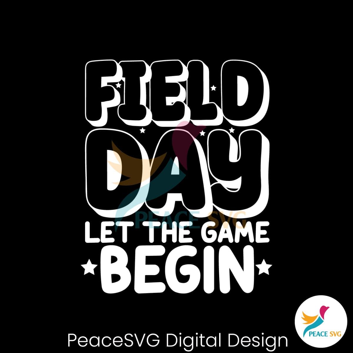 Retro Field Day Let The Game Begin SVG » PeaceSVG