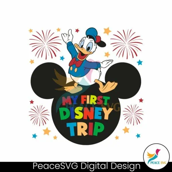 donald-duck-my-first-disney-trip-svg