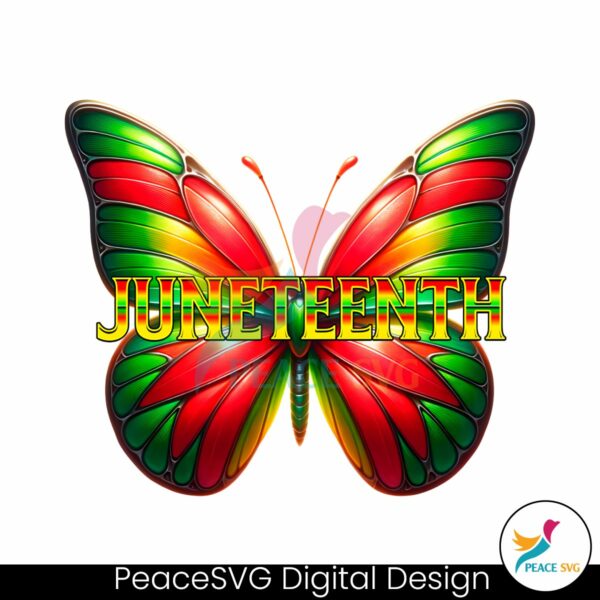 retro-juneteenth-butterfly-freedom-month-png