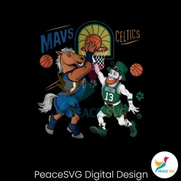 mavericks-vs-celtics-match-up-nba-final-mascot-svg