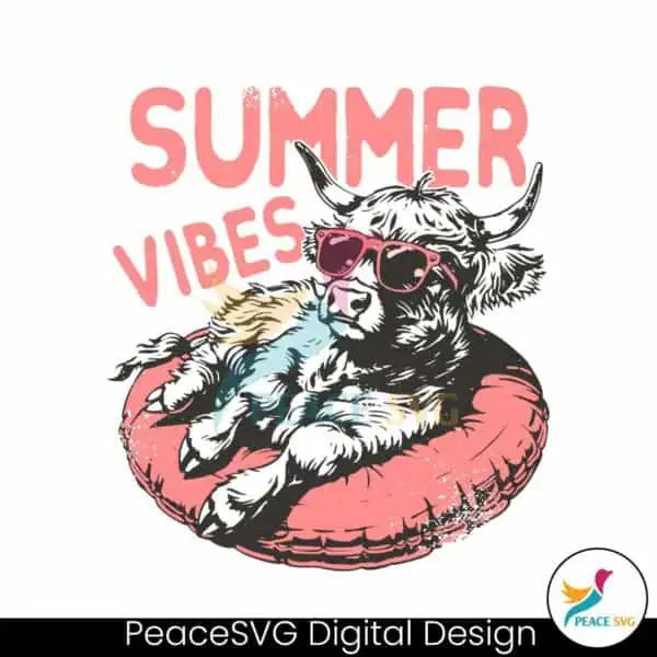 summer-vibes-highland-cow-svg