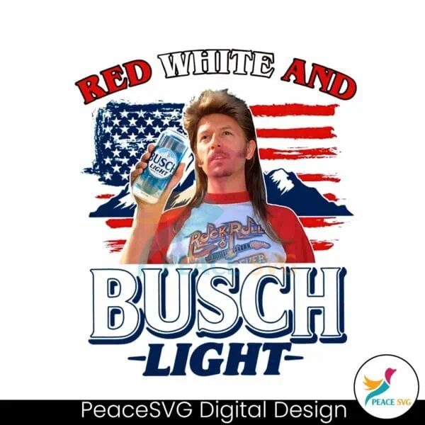 joe-dirt-red-white-and-busch-light-png