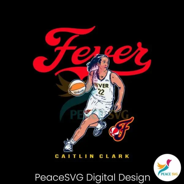 caitlin-clark-indiana-fever-basketball-svg