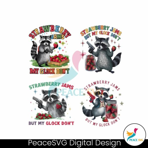 raccoon-strawberry-jams-but-my-glock-dont-png-bundle