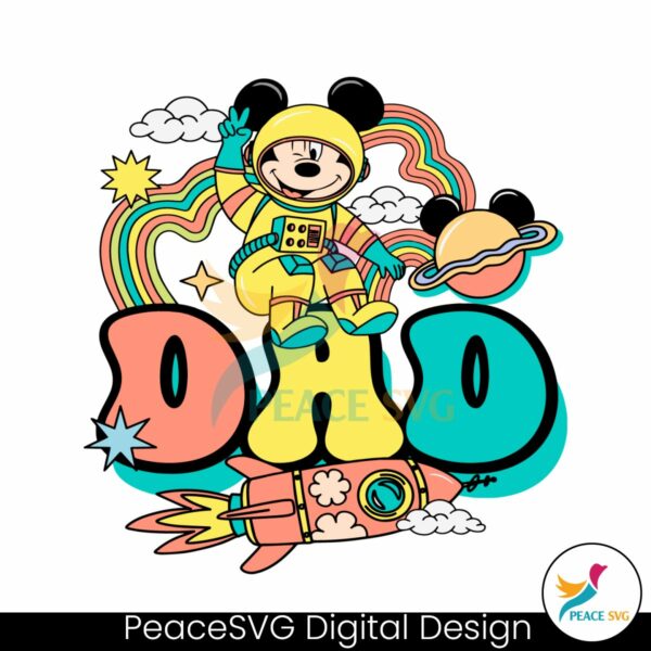 cute-mickey-mouse-dad-astronaut-svg