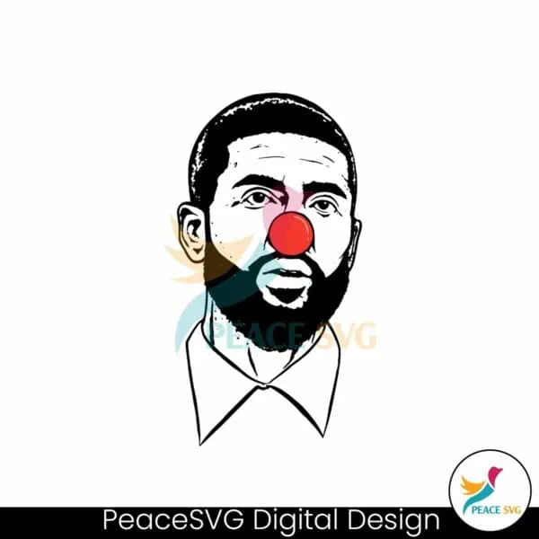 funny-kyrie-irving-clown-basketball-player-svg