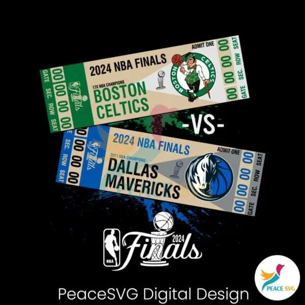 celtics-mavericks-2024-nba-finals-dueling-ticket-svg