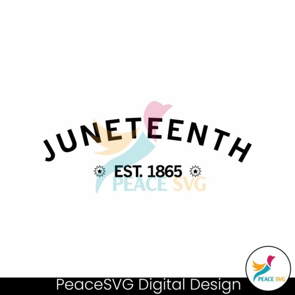 juneteenth-est-1865-freedom-day-svg